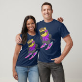 SkiWintersport Lion Skier T-Shirt (Unisex)