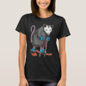 Skiwintersport Opossum T-Shirt (Vorderseite)