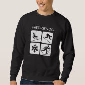 Skiwochenenden Skidad Sweatshirt (Vorderseite)