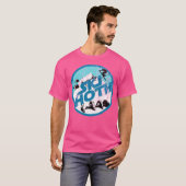 Skizentrum - Blaue Ski T-Shirt (Vorne ganz)