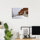 Skizentrum Chalet Poster (Heimbüro)