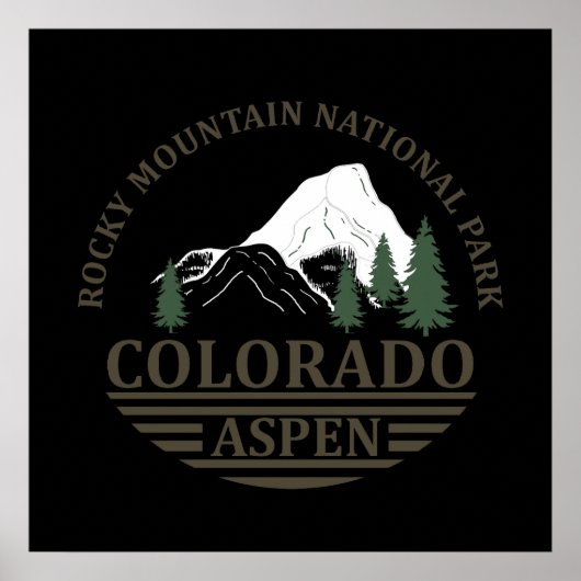 Skizentrum Colorado Aspen Poster (Vorne)