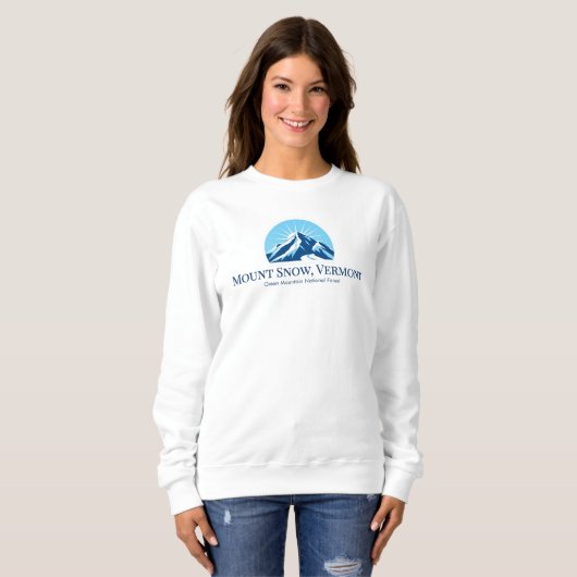 Skizentrum Mount Snow Vermont Pullover (Vorne ganz)
