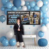 Skizze 2025 Chalkboard 3 Foto Collage Grad Party Banner