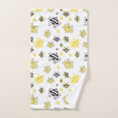 Skizze Bienen Muster Badetuch Set - Künstlerische (Handtuch)