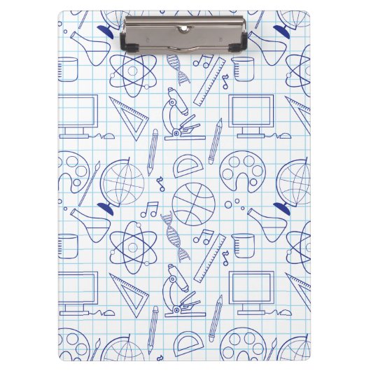 Skizze Bildung Elements Science Klemmbrett (Vorderseite)