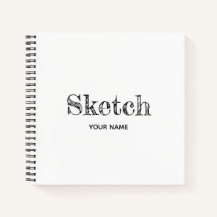 Skizze-Buch mit Ihrem Namen KünstlerNotebook Notizblock