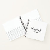 Skizze-Buch mit Ihrem Namen KünstlerNotebook Notizblock (Innenseite)