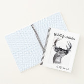 Skizze Buch - Skizzen über wild lebende Tiere (Innenseite)