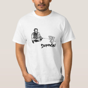Skizze Charless Bukowski T-Shirt