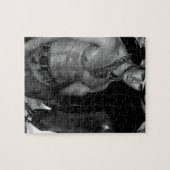 Skizze: Cowboy u. Pferd Puzzle (Horizontal)