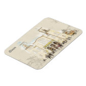 Skizze der Hauptstraße von Athen Magnet (Linke Seite)