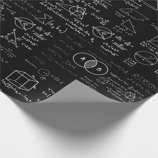Skizze der Mathematik-Musterwissenschaft-Schule ze Geschenkpapier (Ecke)