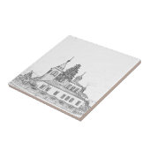 Skizze der orthodoxen Architektur Fliese (Seite)