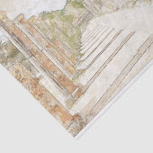 Skizze der Ruinen in der antiken Olympia, Elis, Gr Seidenpapier (Ausschnitt)