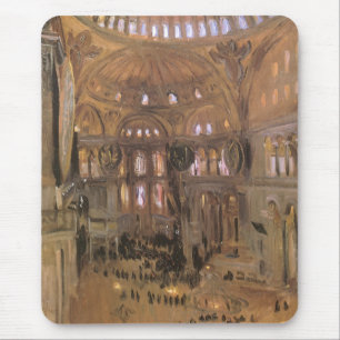 Skizze der Santa Sophia von John Singer Sargent Mousepad