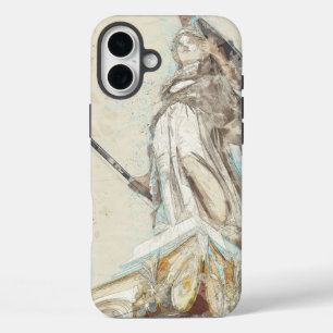 Skizze der Statue des iPhone Case Athena - Alt