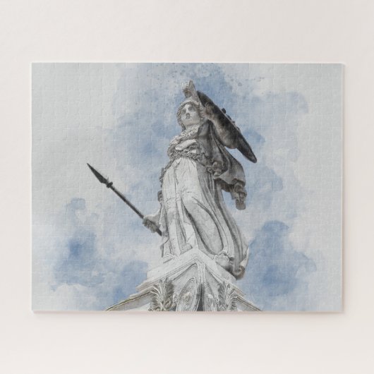 Skizze der Statue von Athena Jigsaw Puzzle - Mytho (Horizontal)
