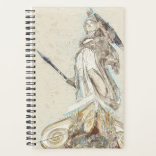 Skizze der Statue von Athena Planner - Altgriechis Planer