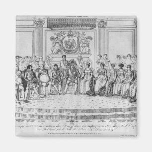 Skizze, die Napoleon I und die Sovereigns Magnet