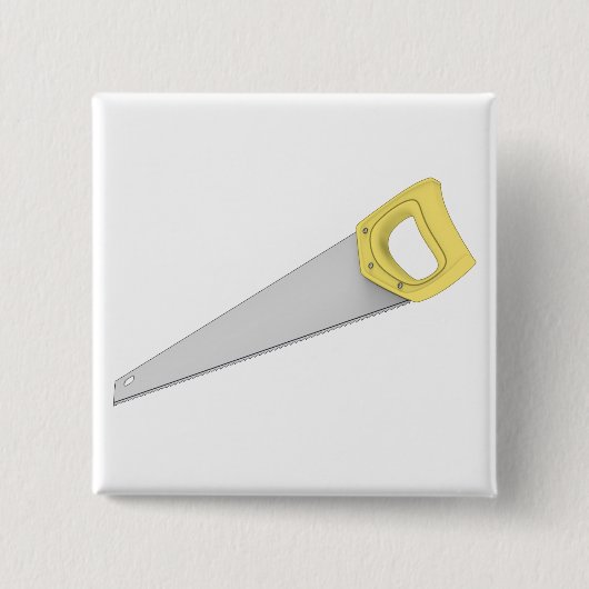 Skizze einer Handsäge Button (Vorderseite)