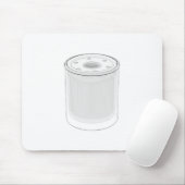 Skizze eines Automobilölfilters Mousepad (Mit Mouse)