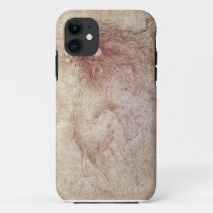 Skizze eines Brüllenlöwes (rote Kreide auf Papie Case-Mate iPhone Hülle