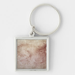 Skizze eines Brüllenlöwes Schlüsselanhänger