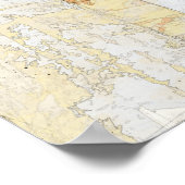 Skizze eines Portikoteils des alten Tempels Poster (Ecke)