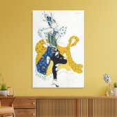 Skizze für das Ballett "La Peri" Leinwanddruck (Insitu (Wohnzimmer))