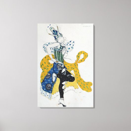 Skizze für das Ballett "La Peri" Leinwanddruck (Vorderseite)