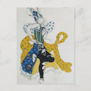 Skizze für das Ballett "La Peri" Postkarte