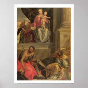 Skizze für das Bevilacqua Altarpiece Poster