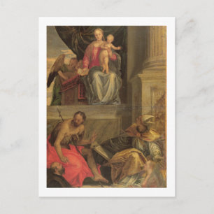 Skizze für das Bevilacqua Altarpiece Postkarte