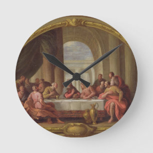 Skizze für "das letzte Abendessen", St Mary, Runde Wanduhr