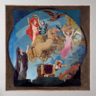 Skizze für das Pariser Rathaus: Apotheos Poster