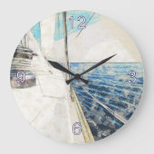 Skizze für das Schiff Aegean Segelschiff Runde Uhr (Vorderseite)