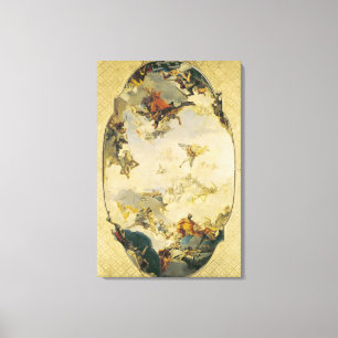 Skizze für die Apotheose der Familie Pisani Leinwanddruck