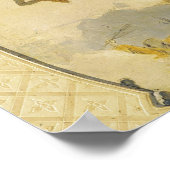 Skizze für die Apotheose der Familie Pisani Poster (Ecke)