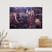 Skizze für Flora und die Zephyrn Poster (Küche)