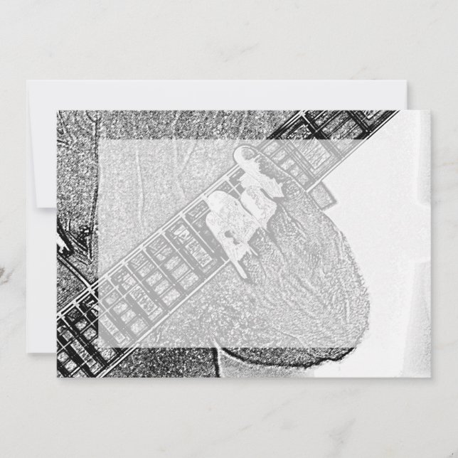 Skizze für Gitarre (Vorderseite)