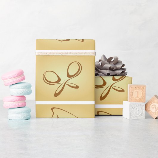 Skizze für Musikinstrumente Geschenkpapier