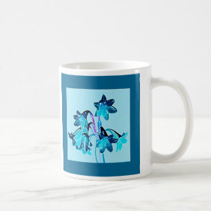 Skizze für Taglilien - Kobalt und Sky Blue Kaffeetasse