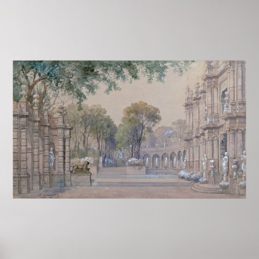 Skizze für Tschaikowskis Ballett Poster (Vorne)