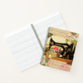 Skizze für Vintage Kurbel Notizblock (Innenseite)