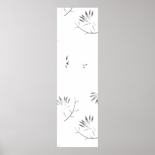 Skizze, Granitsteinschild Poster (Vorne)