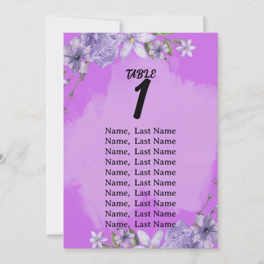 Skizze Hochzeitskarte Einladung (Vorderseite)