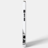 Skizze Kaaba Makkah Islamische Kunst - muslimische Case-Mate iPhone Hülle (Rückseite / Links)