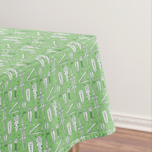 Skizze-Krokodil-Muster 2 Tischdecke
