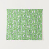 Skizze-Krokodil-Muster Wandteppich (Vorderseite (Horizontal))